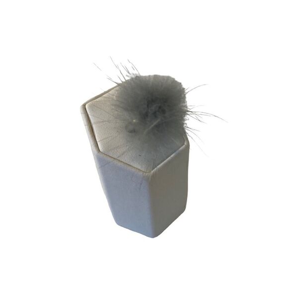 Furry Fun Silver Toned Adjustable Silver Toned Ring. - Picture 4 of 7